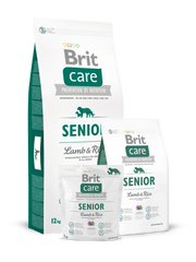 Brit Care Senior Lamb & Rice (для пожилых всех пород), 1 кг