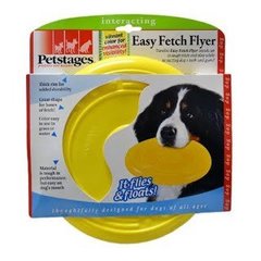 Petstages Игрушка для собак Желтая Летающая тарелка