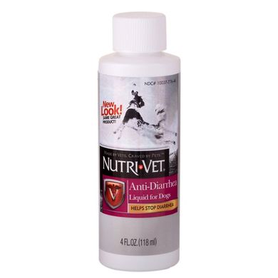 Nutri-Vet Anti-Diarrhea НУТРИ-ВЕТ АНТИ-ДИАРЕЯ противодиарейное средство для собак, жидкое, 118 мл, 0.118 мл