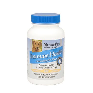 Nutri-Vet Immune Health НУТРИ-ВЕТ ЗДОРОВЫЙ ИММУНИТЕТ иммуностимулятор для собак, 60 табл., 60 табл.