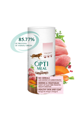 Optimeal for Carnivores Turkey & Vegetables Сухой беззерновой корм для кошек индейка и овощи, 0,3 кг