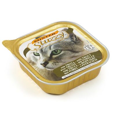 MISTER STUZZY Cat Trout МИСТЕР ШТУЗИ ФОРЕЛЬ корм для кошек, паштет, 100г, 0.1кг