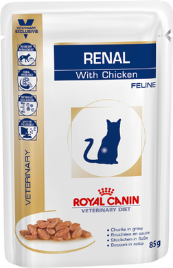 Royal Canin Renal Feline Chicken Pouches, 0.085 кг