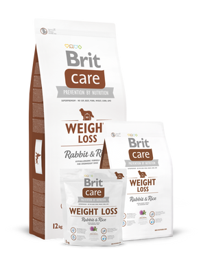 Brit Care Weight Loss Rabbit & Rice (для собак с лишним весом), 1 кг