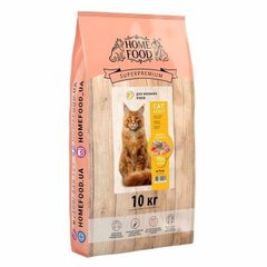 Home Food (Хом Фуд) Сухой корм «Индейка и креветка» для взрослых котов крупных пород