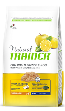 Trainer Natural Super Premium Adult Mini Con Pollo Fresco, Riso & Aloe Vera, 0,8 кг