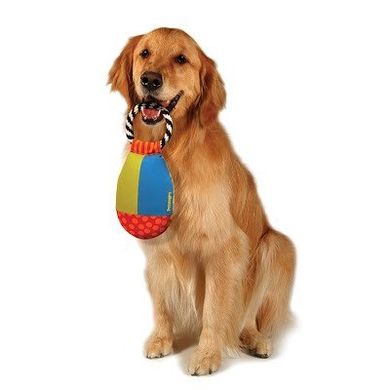 Petstages Игрушка для собак текстильная Груша с кольцом