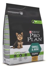 Purina Pro Plan Puppy Small and Mini OptiStart, 3 кг