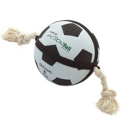 Karlie-Flamingo Actionball КАРЛИ-ФЛАМИНГО игрушка для собак, футбольный мяч на веревке, резина, 19 см