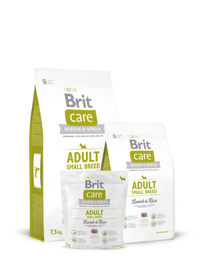 Brit Care Adult Small Breed Lamb & Rice (для собак весом до 10 кг), 1 кг
