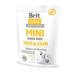 Brit Care Grain-free Mini Hair&Skin (для собак малых пород) здоровая кожа и шерсть, 0.4 кг