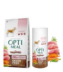 Optimeal for Carnivores Turkey & Vegetables Сухой беззерновой корм для собак Индейка и овощи, 0,65 кг