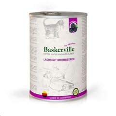 Baskerville (Баскервиль) Lachs Mit Brombeeren - Консервированный корм супер-премиум класса с лососем и ежевикой для котят всех пород