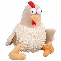 Karlie-Flamingo Chicken Big КАРЛИ-ФЛАМИНГО ЧИКЕН БИГ мягкая игрушка для собак, курица с пищалкой, плюш, 20х12х30 см