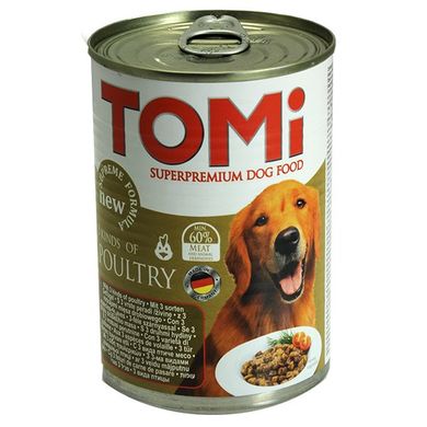 TOMi 3 kinds of poultry ТОМи 3 ВИДА ПТИЦЫ супер премиум корм, консервы для собак