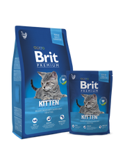 Brit Premium Cat Kitten для котят 1-12 мес, 0.3 кг