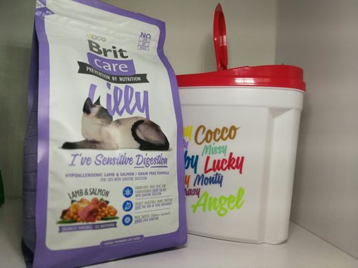 Brit Care Cat Lilly I have Sensitive Digestion для кошек с чувствительным пищеварением, 2 кг