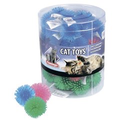Karlie-Flamingo Hedgehog Balls КАРЛИ-ФЛАМИНГО МЯЧ игрушка для кошек, латекс, 3,5 см, 3,5 см