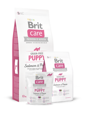 Brit Care Grain-free Puppy Salmon & Potato (для щенков), 1 кг