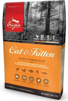 Orijen Cat & Kitten 40/20, 5.4 кг