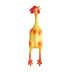Karlie-Flamingo (КАРЛИ-ФЛАМИНГО) LATEX CHICKEN игрушка для собак, курица с пищалкой, латекс, 11х8х49 см, 49 см