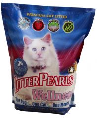 Litter Pearls ВЕЛЛНЕС (Wellness) кварцевый наполнитель для туалетов котов, 3.4 л