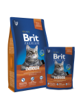 Brit Premium Cat Indoor для кошек, живущих в помещении, 0.3 кг