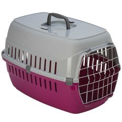 Moderna МОДЕРНА РОУД-РАННЕР 2 переноска для собак с металлической дверью, 58х35х37 см, ярко-розовый