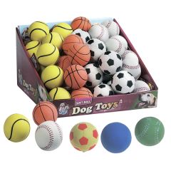 Karlie-Flamingo Spongeball Sport КАРЛИ-ФЛАМИНГО игрушка для собак, спортивный мяч спонжбол, резина, 6 см